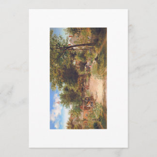 Carte de vacances ou de remerciement à l'intérieur