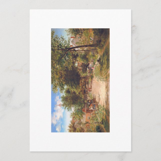 Carte de vacances ou de remerciement à l'intérieur (Devant)