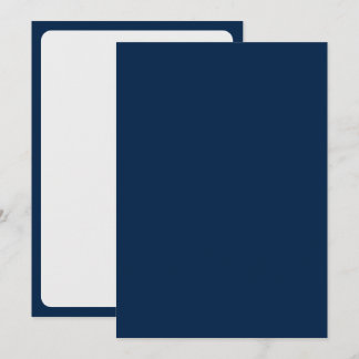 Carte de vacances Oxford Bleu personnalisée