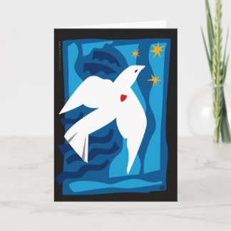 Carte de vacances Peace Dove