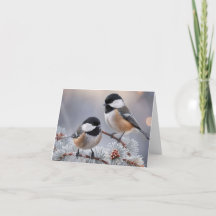 Carte de vacances personnalisée Boutique Hiver Chi