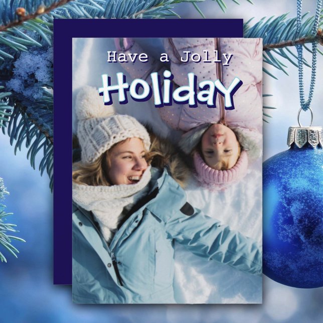 Carte de vacances personnalisée Jolly Holiday (Créateur téléchargé)