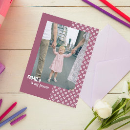 Carte de vacances personnalisée pour la journée de