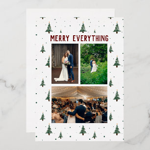 Carte de vacances photo Merry Everything