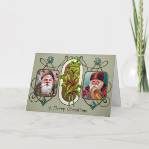 Carte de vacances photo personnalisable vintage