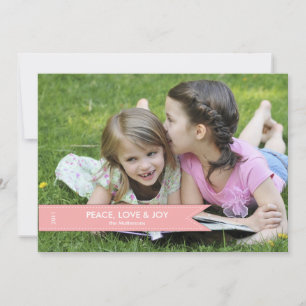 Carte de vacances photo simple bannière