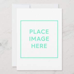 Carte de vacances plat, taille : 5,5 po x 7,5 po
