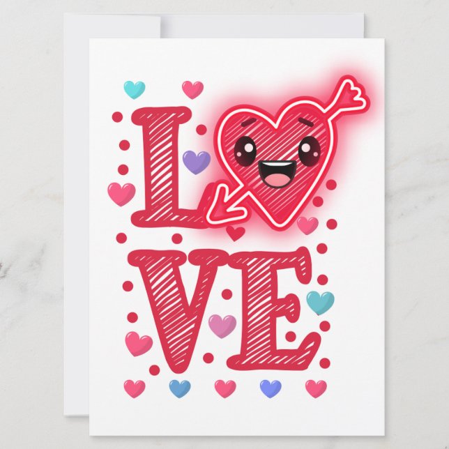 Carte de vacances plate (Devant)