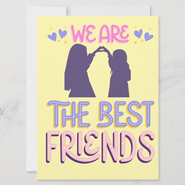 Carte de vacances plate (Devant)