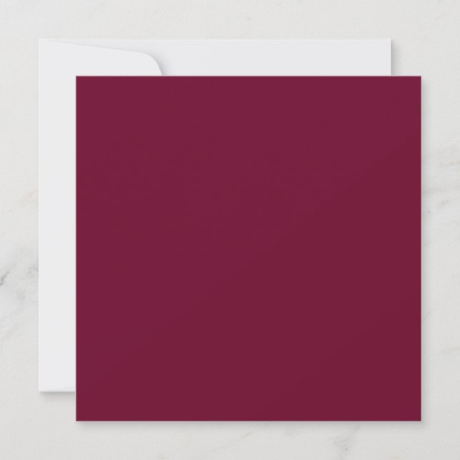 Carte de vacances plate couleur tendance - Bourgog (Devant)