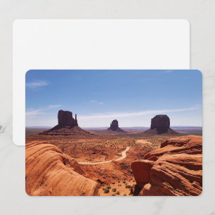 Carte de vacances plate de Monument Valley