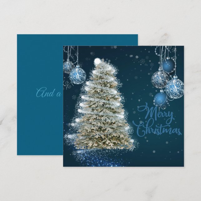 Carte de vacances plates (Devant / Derrière)