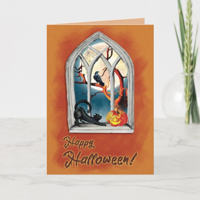 Carte de vacances pliée (Devant)