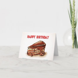 Carte de vacances pliée