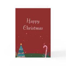 Carte de vacances pliée