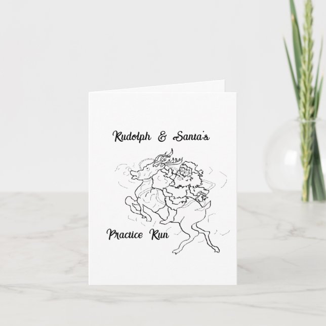 Carte de vacances pliée (Devant)