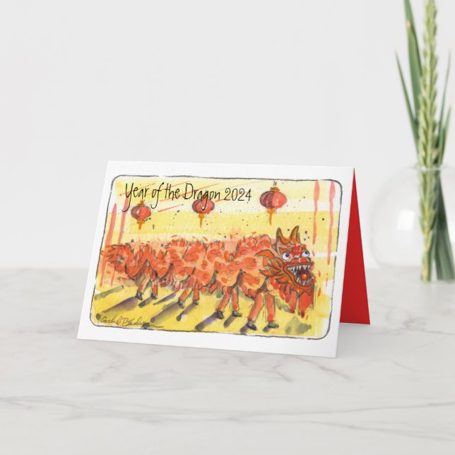 Carte de vacances pliée (Devant)