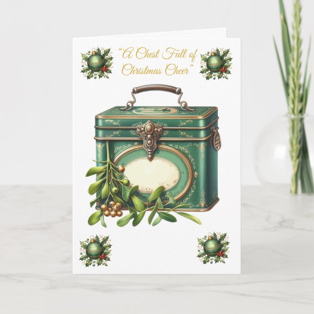 Carte de vacances pliée - Splendor de Noël victori (Devant)