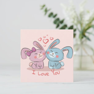 Carte de vacances pour la Saint Valentin