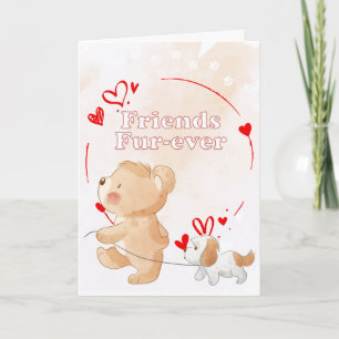 Carte de vacances pour les amis