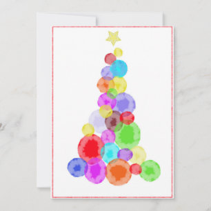 Carte de vacances pour les Chritsmas tree