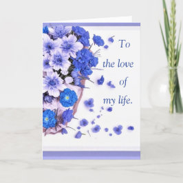 Carte de vacances pour lui, à l'amour de ma vie