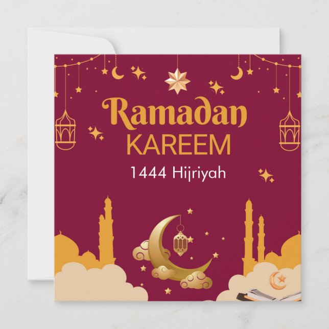 Carte de vacances Ramadan Kareem (Devant)