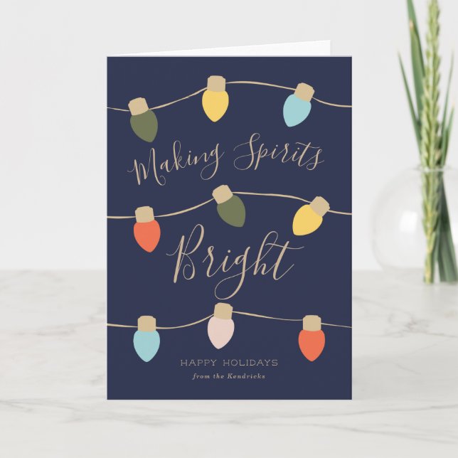 Carte de vacances Retro Twinkles (Devant)