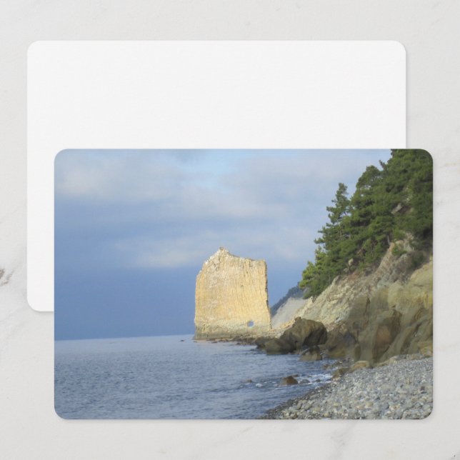 Carte de vacances Sail Rock Flat (Devant / Derrière)