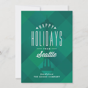 Carte de vacances *Salutations de Seattle*