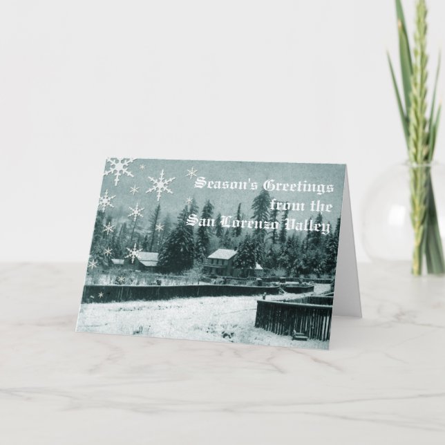 Carte de vacances San Lorenzo Valley (Devant)