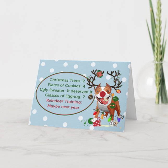 Carte de vacances Secourt chien (Devant)