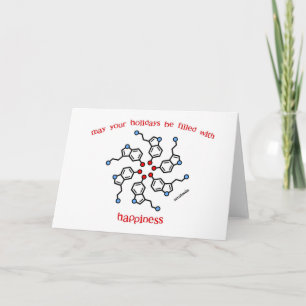 Carte de vacances Serotonin Wreath