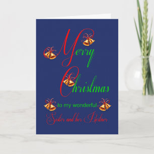 Carte de vacances Sister and Partner Christmas Sol