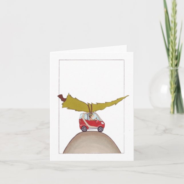 Carte de vacances Smart Car (Devant)