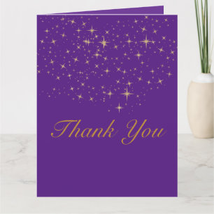 Carte de vacances Star gold Flat Merci