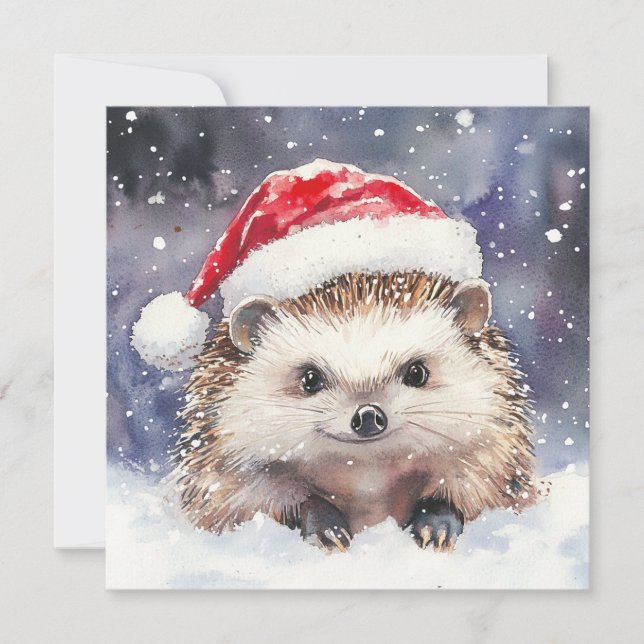 Carte de vacances Sweet Hedgehog Flat (Devant)