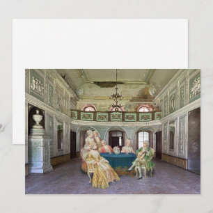 Carte de vacances Tea Party Flat