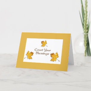 Carte de vacances Thanksgiving