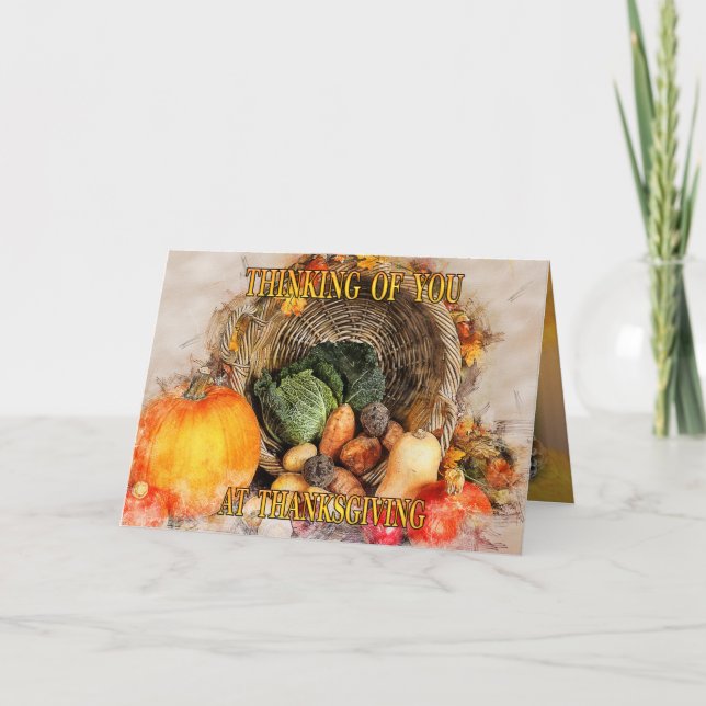 Carte de vacances Thanksgiving Automne Dream (Devant)