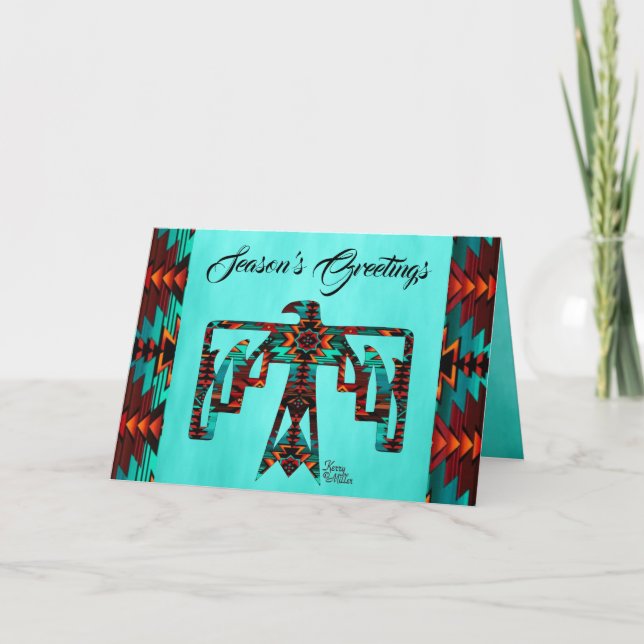 Carte de vacances Tribal Thunderbird (Devant)