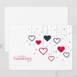 Carte de vacances Valentines