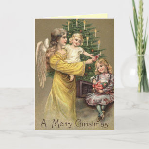 Carte de vacances Victorian Angel