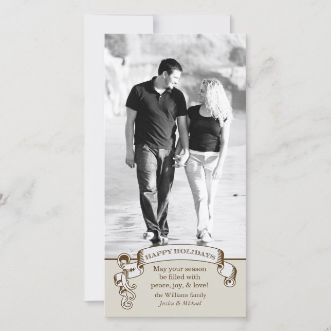 Carte de vacances vintage (Devant)