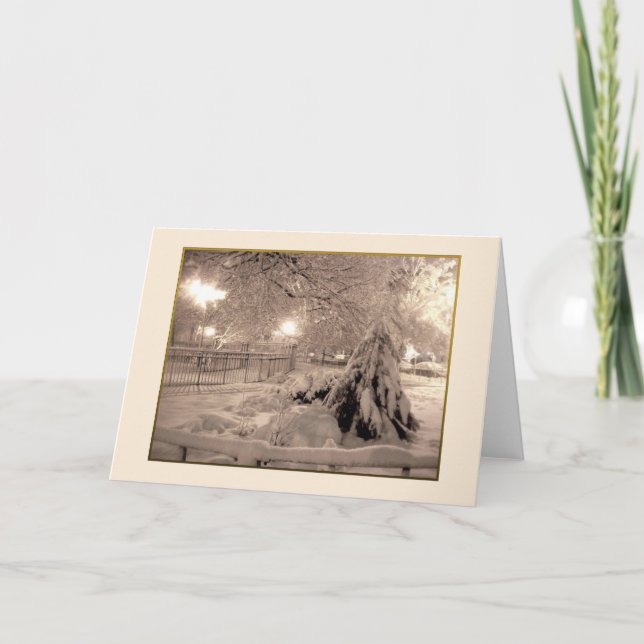 Carte de vacances 'Winter Magic' - Vide (Devant)