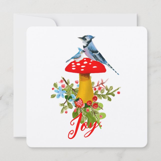 Carte de vacances Woodland Joy Flat (Devant)