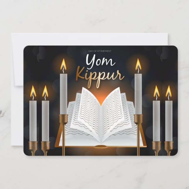 Carte de vacances Yom Kippour (Devant)