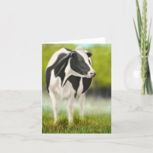 Carte de vache Holstein