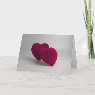 carte de Valentine des coeurs 3D