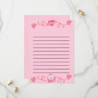 Carte de Valentines mignonnes